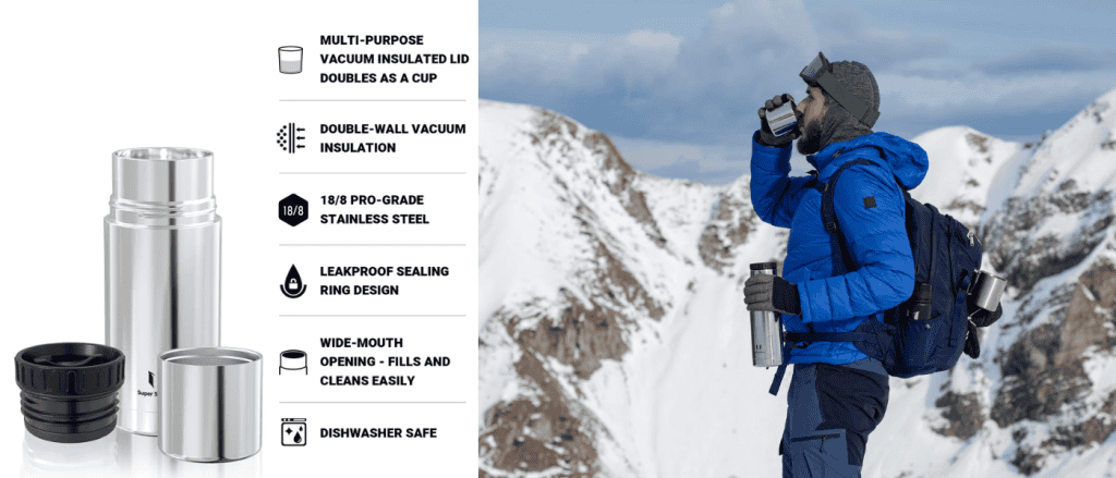 THE STRAIGHT THERMOS FROM SUPER SPARROW