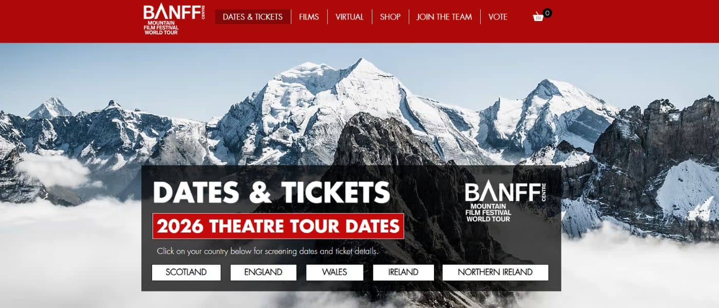 Banff mountain Film Festival 2026