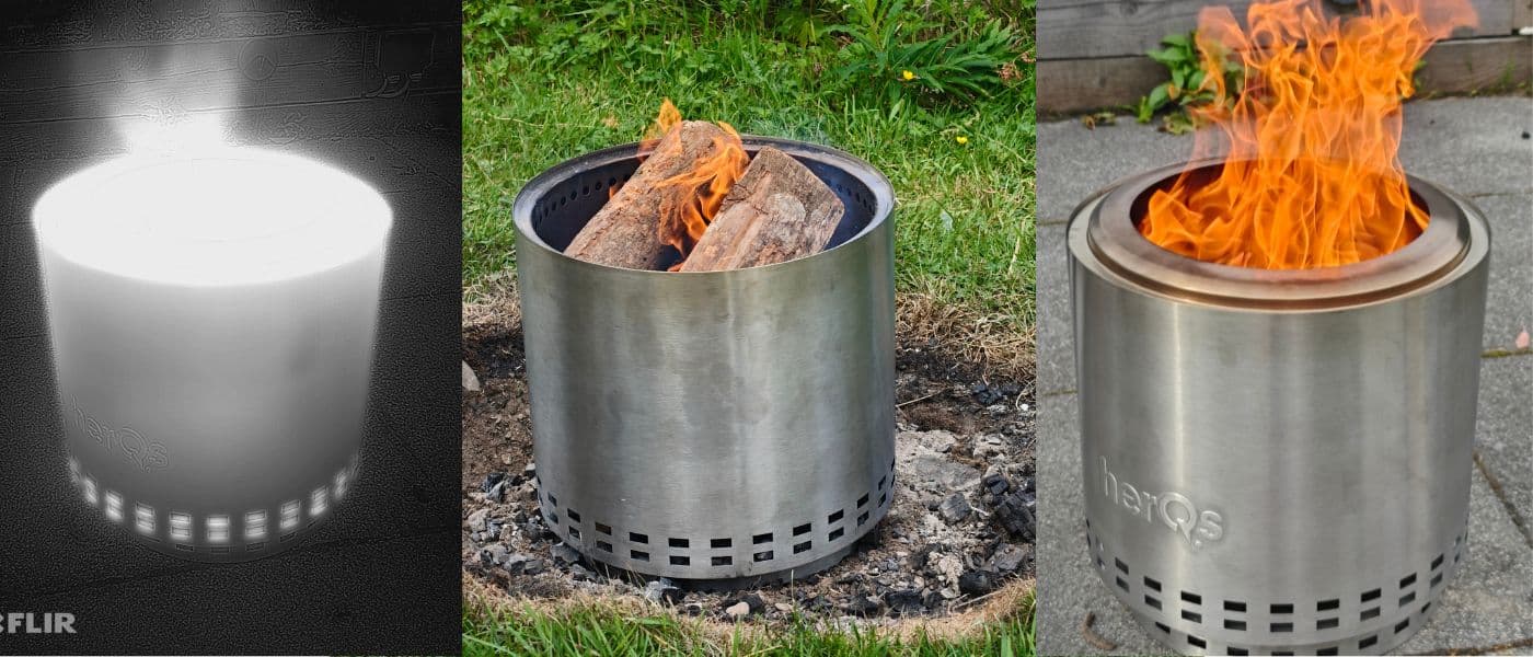 HerQs smokeless Fire pit