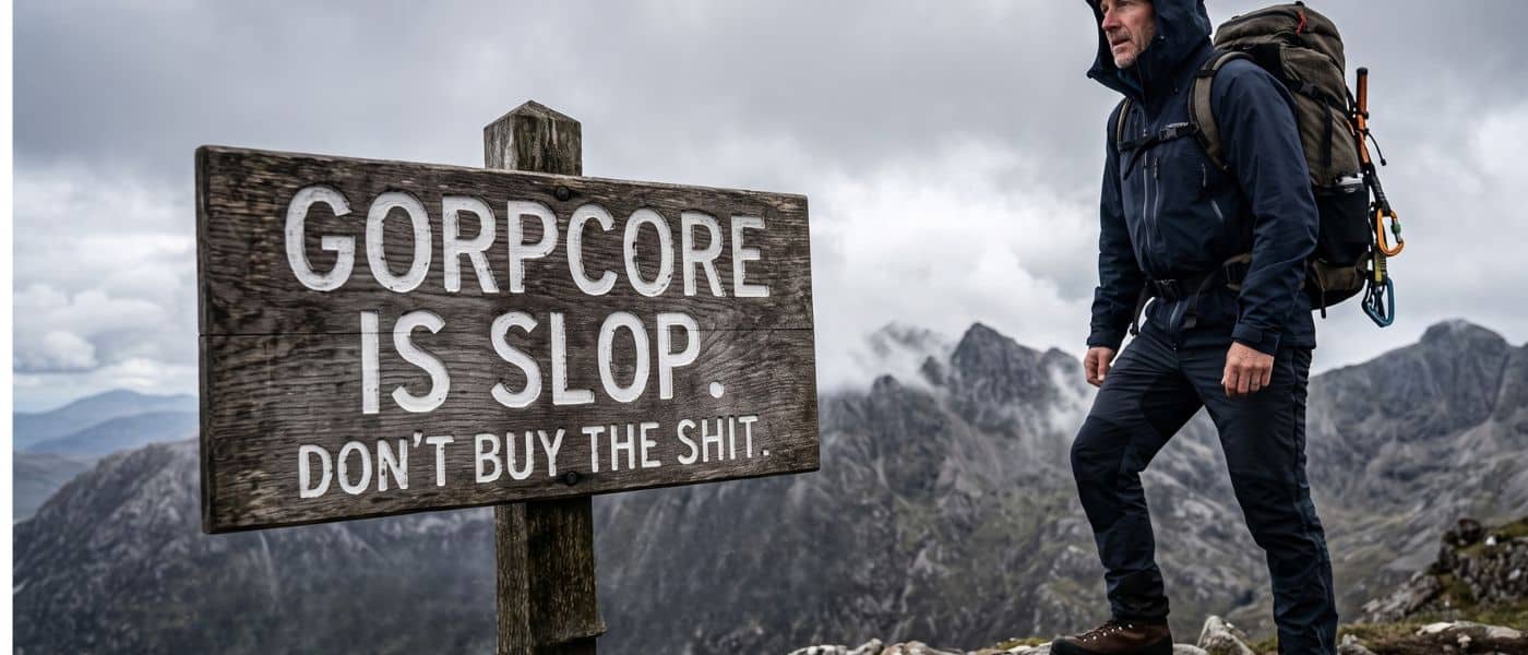 gorpcore is slop
